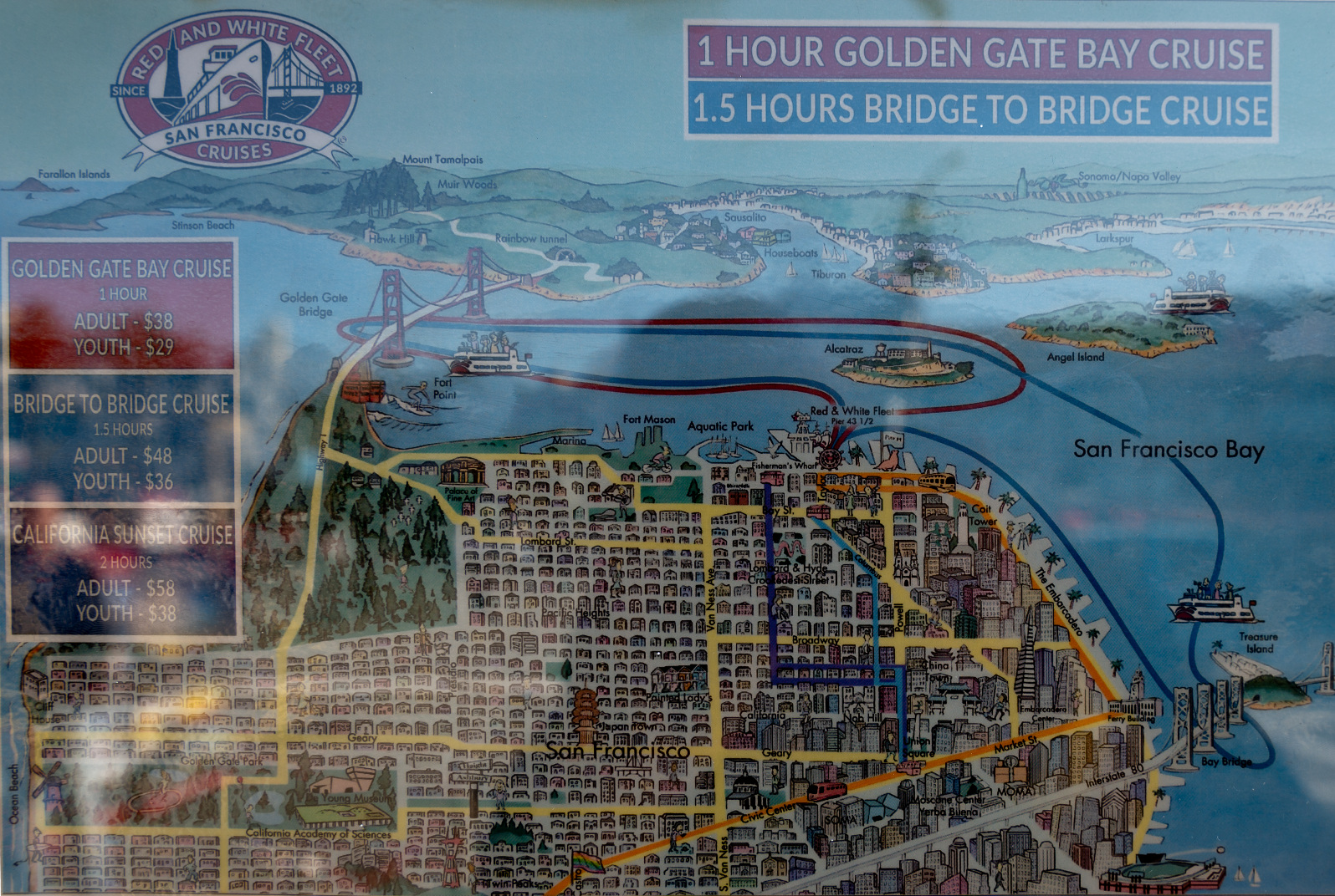 Golden Gate Bridge Karte